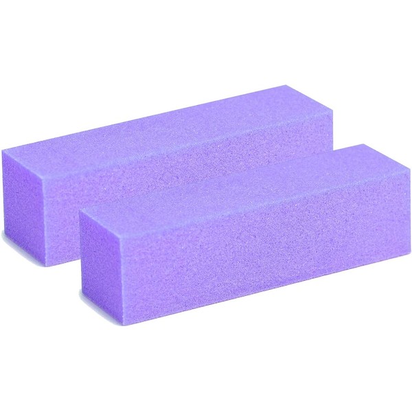 Pack of 2 buffer professional sanding block grit 100 (purple)