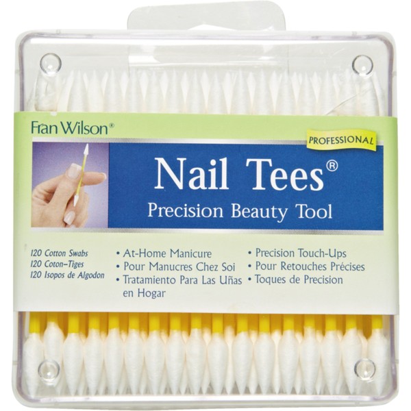 Fran Wilson NAIL TEES COTTON TIPS 120 Count (12 PACK)