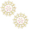Aheli Gold Plated Kundan Studded Choker Necklace Stud Earrings &