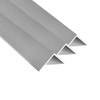nielsen Aluminium L-Shaped Angle Profile, Matt Anodized, 2000x10x10 mm, Thickness
