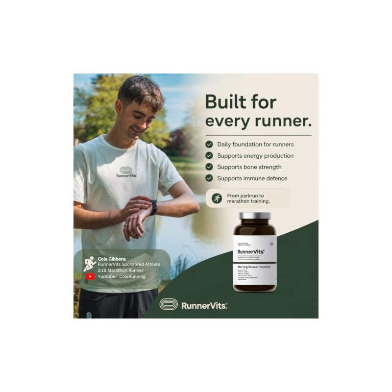 Morning Runner Essential Supplement, 120 Capsules