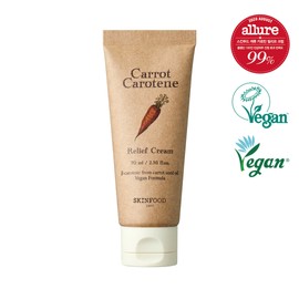 Skinfood Carrot Carotene Relief Cream 70ml + Free Carrot Effector 14ml *2 / 스킨푸드 캐롯 카로틴 릴리프 크림 70ml +증정 캐롯이펙터 14ml *2