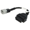 vhbw OBD2 Adapter 6 Pin to OBD2 16 Pin Compatible
