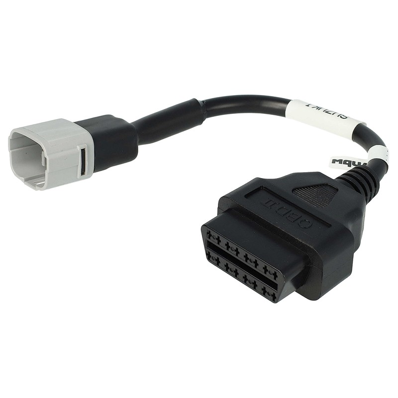 vhbw OBD2 Adapter 6 Pin to OBD2 16 Pin Compatible