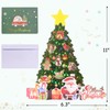 Venhoo Pop Up Christmas Cards with Lights and Music, 11