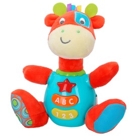 WinFun Baby Plush Talking & Lights Of Colors – Language: Spanish (colorbaby 85178) Giraffe