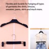 20 Pcs 18.9'' x 0.78'' Plastic White Display Hanger Strips