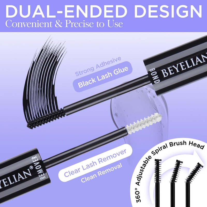 BEYELIAN Lash Bond and Remover, 2 in 1 Lash Glue