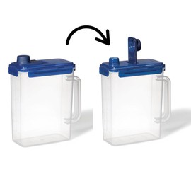 Starfrit LocknLock Plastic Juice Container - 135oz/4L - Airtight & Leakproof - 4-Sided Locking Lid