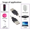 AAOTOKK (2 Pack USB to DC 3.0 × 1.1mm Power