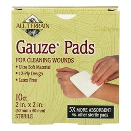All Terrain Gauze Pads Latex Free - 10 Pads