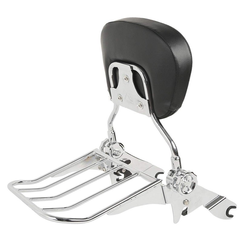 TCMT Detachable Backrest Sissy Bar w/Luggage Rack and 4 Point