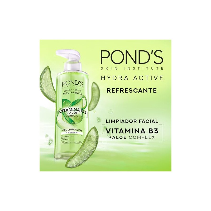 Gel Limpiador Facial Pond's Fruity Hydra Fresh Aloe 200 ml