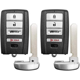 2 BexKeyless New Replacement Remote Car Key Fob fits KR5V1X 313.8MHZ Chip47 Honda Acura 2016-2018 ILX RLX RDX/2015-2017 TLX/2014-2019 MDX/2016-2018 HR-V