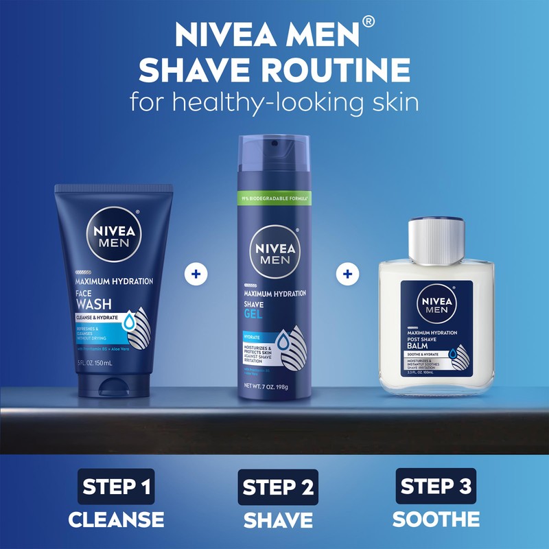 NIVEA MEN Maximum Hydration Post Shave Balm, With Provitamin B5