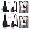 Peicees Small Crossbody Bag for Men Women Mini Sling Bag