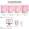 PiccoCasa Elasticated Bed Skirt Ruffled Bed Base Wrap Around Bed