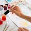 12 Piece Foam Paint Brush Set - 1-Inch Sponge Brushes,