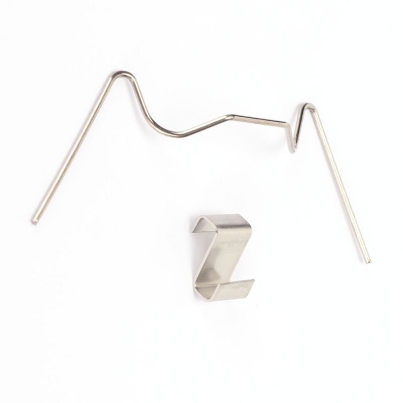 100pcs Greenhouse Glazing Clips Stainless Steel Z Fixing Clips W