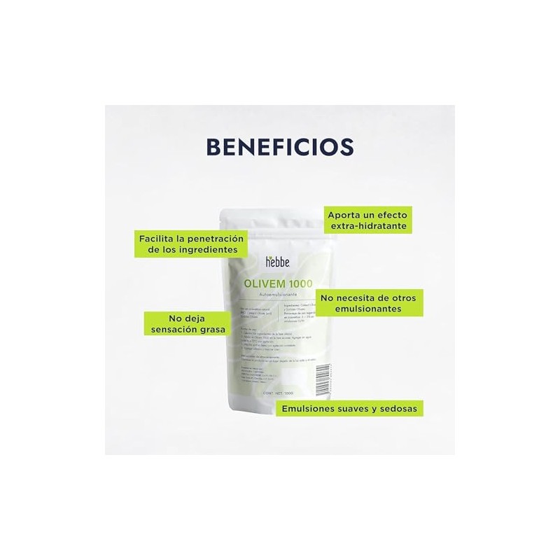 Olivem 1000 100 g | Base para Cremas y Sérums
