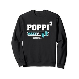 Mens Poppi 3 Third Time Poppi Funny Poppi Of Three Sweatshirt