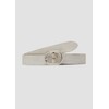 s.Oliver Leather Belt with Pin Buckle, silver