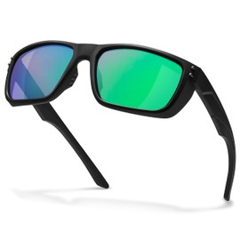 CARFIA Sport Cycling Polarized Sunglasses for Men Driving Fishing Hiking Boating Square Wrapround Glasses