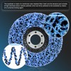 WelderElite 12-Pack Blue Stripping Discs for Angle Grinder 4-1/2" x