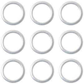 FMHXG 10PCS Bicycle Pedal Spacer Stainless Steel Pedal Washer Silver 20x15mm for MTB Road Bike Folding Bike Pedal Spacer Accessories