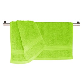 Lashuma Towels, Set of 2, Apple Green, Guest Towels, 30 x 30 cm, Linz Small Towels