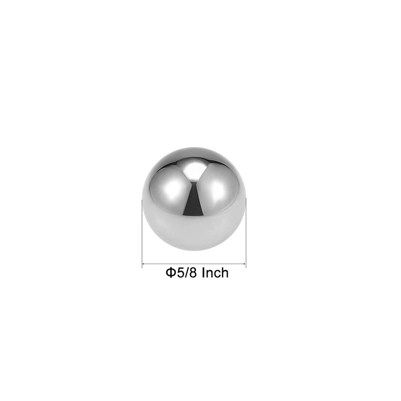 sourcing map Precision Balls 5/8" Solid Chrome Steel G25 for