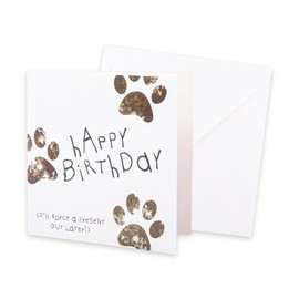 Birthday Card from The Dogs, Funny Happy Birthday Card for Husband, Wife, Dog Lovers, Dog Owners, Boyfriend, Girlfriend, Dad, Mum, Son, Daughter, Him or Her