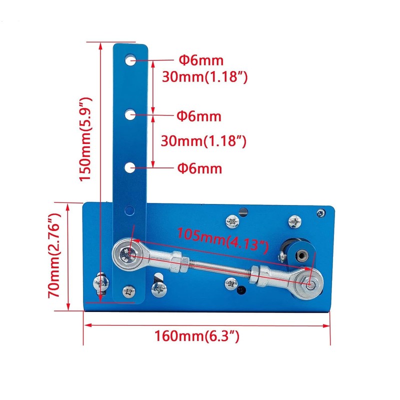 JQDML DIY Reciprocating Swing Motor,Swing Angle 20-120 Degrees Adjustable Speed