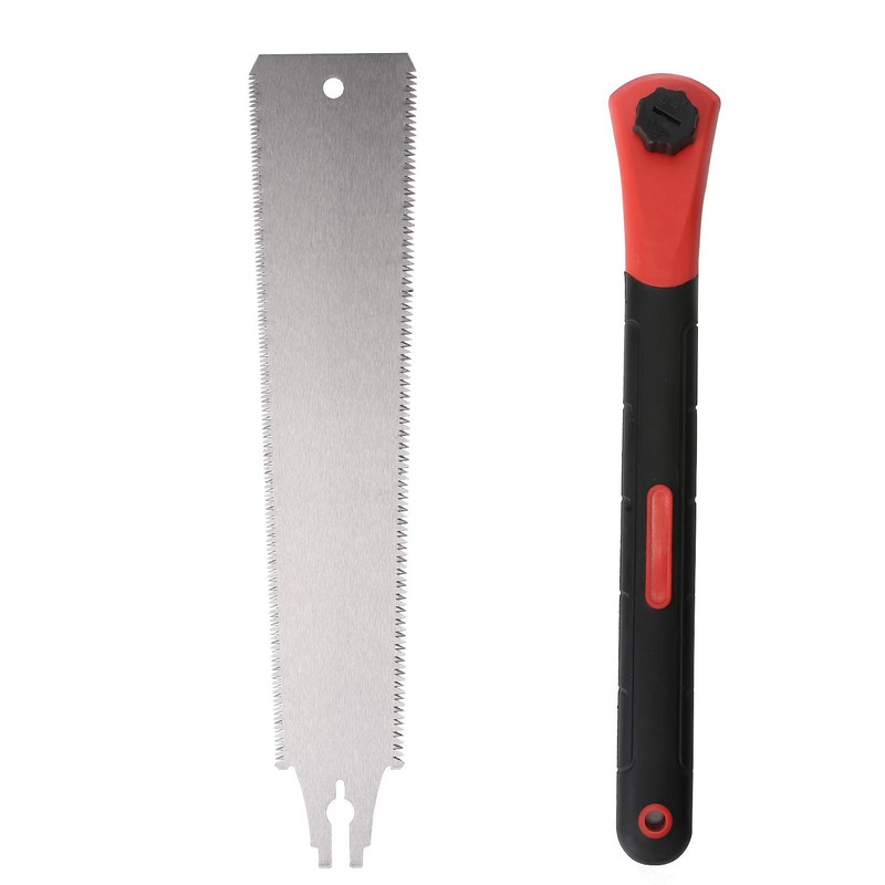 DUEBEL Japanese Fine Cut Saw, Hand Saw Ryoba Double Edge