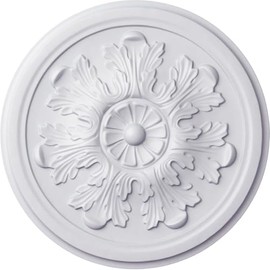 12 3/4"OD x 7/8"P Legacy Acanthus Ceiling Medallion (Fits Canopies up to 3 1/2") (color may vary)