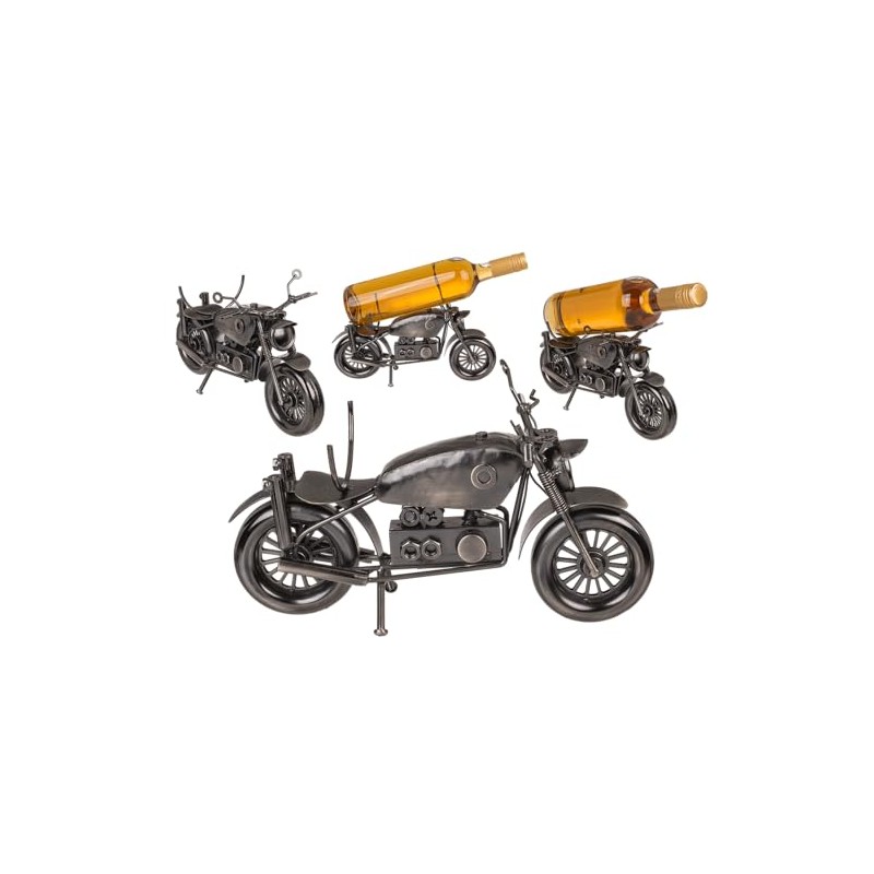 Motorcycle IV Metal Bottle Holder 30 x 17.5 cm