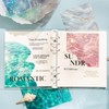 AuriicLeaf Wave PET Scrapbook Stickers Set, 60PCS Ocean Ephemera for