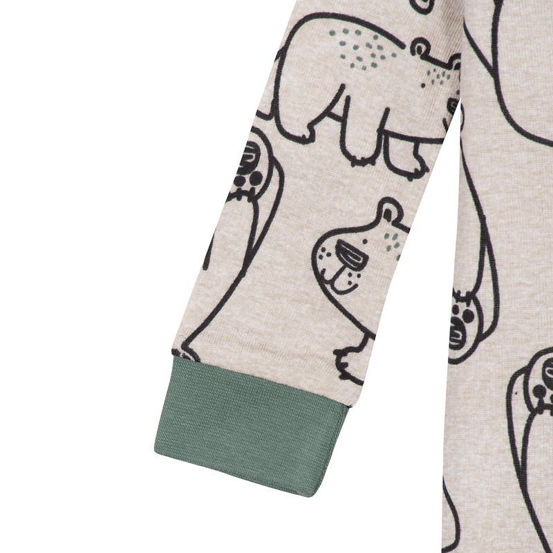 Gerber - Paquete de 2 Pijamas con pies para bebé,