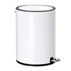 FurnitureXtra™ Modern Style Powder Coated Soft Close Pedal Bin, Plastic