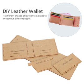 Leather Craft Template 3 Fold Wallet Template Acrylic Template Leather Craft Handmade Crafts