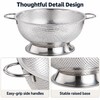 Stainless Steel Colander for Washing Vegetables and Draining Pasta –