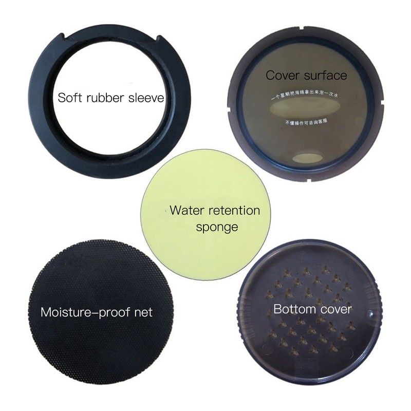Acoustic Guitar Sound Hole Cover Humidifier with 2 Picks Humidity