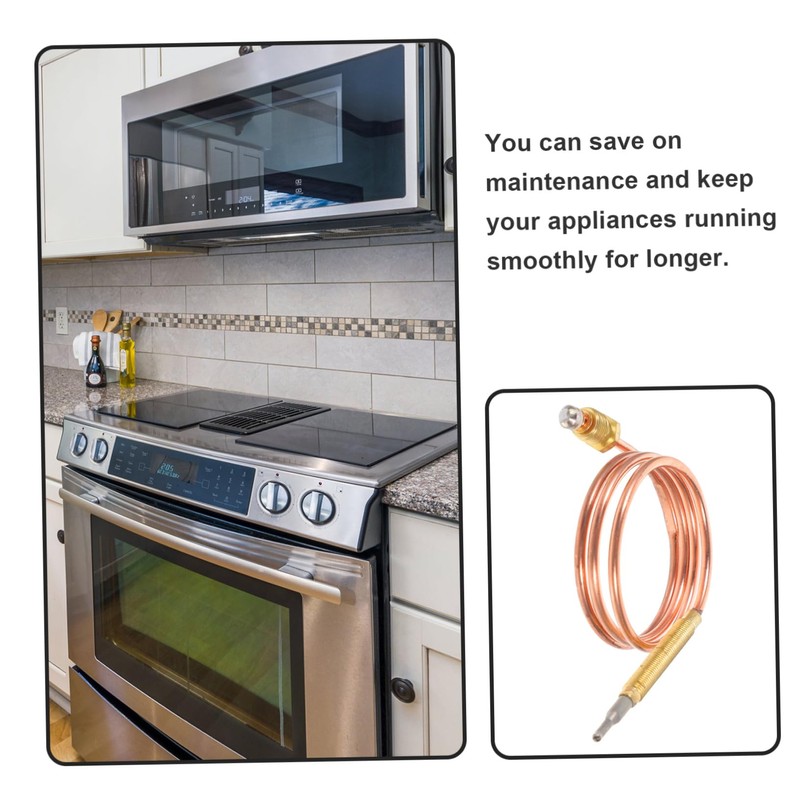 SUPVOX BBQ Grill Thermocouple Temperature Sensor for Stove Oven Reliable