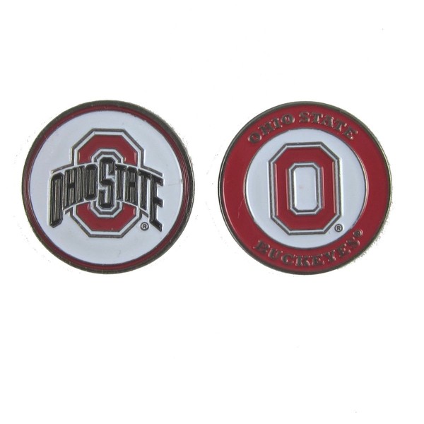 Ohio State Golf Double Sided Ball Single Marker Only