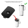 MOTAIN Straw Lid Attachment Compatible With Yeti Tumber Magslider/Stronghold Lid,Straw