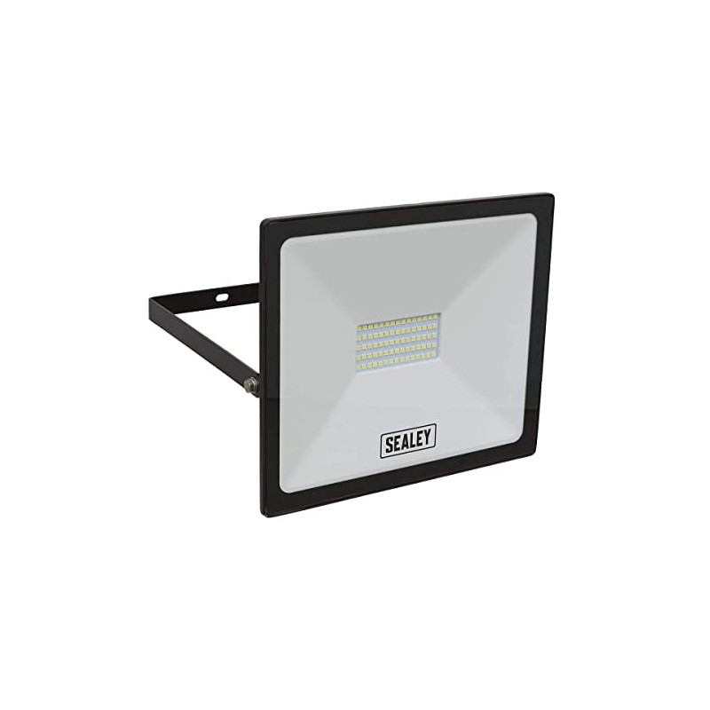 Sealey 50W SMD LED Extra Slim Floodlight with Wall Bracket