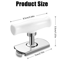 Dosenöffner, Arthritis Glasöffner,Verstellbarer Dosenöffner Aus Edelstahl,Schraubdeckelöffner,Zum Öffnen Von 1 Bis 4 Zoll Flasche Für Familie,Picknick,Geschäft