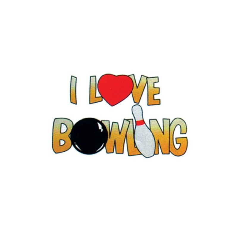 Master I Love Bowling Towel