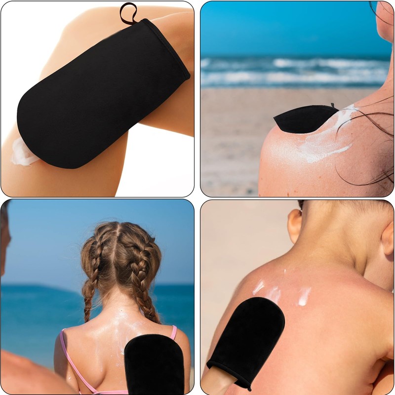 2 Pairs Tanning Mitt, Self Tanning Mitt Applicator, Double-Sided Applicator