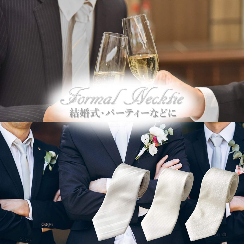 FORMAL Formal Necktie, Made in Japan, 100% Silk, Ceremonial Occasions,